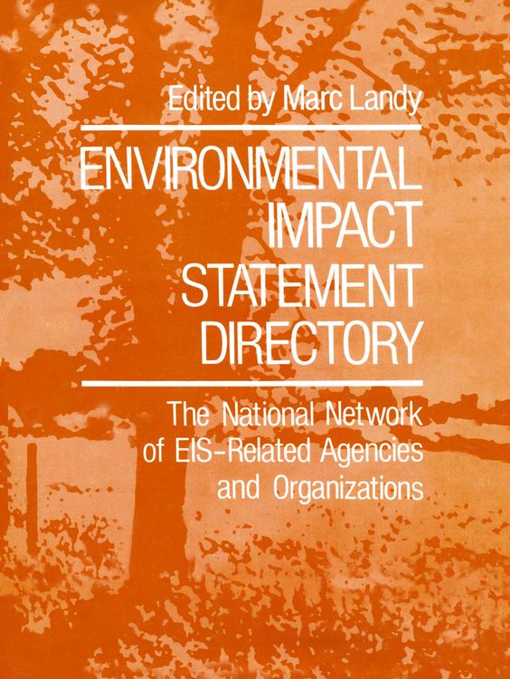 Produktbild: Environmental Impact Statement Directory