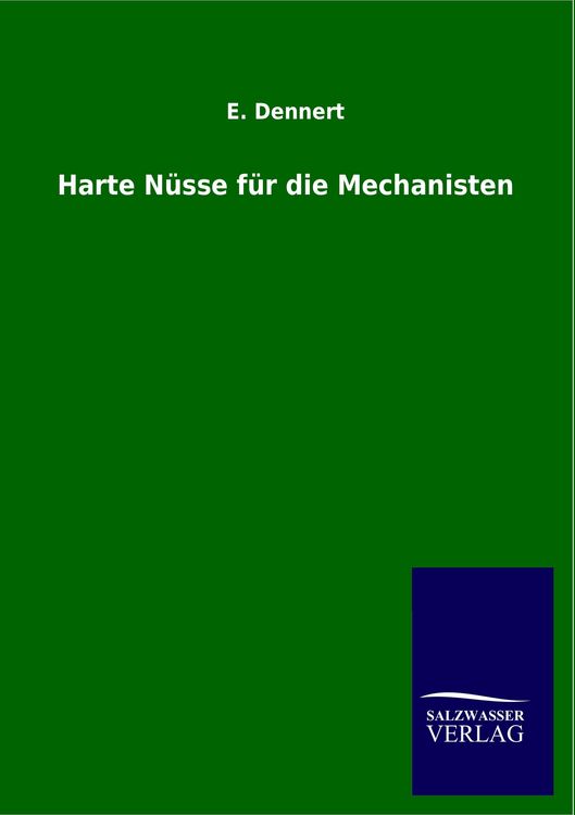 Produktbild: Harte N&uuml;sse f&uuml;r die Mechanisten