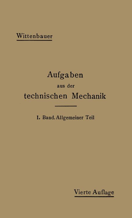 Produktbild: Aufgaben aus der Technischen Mechanik