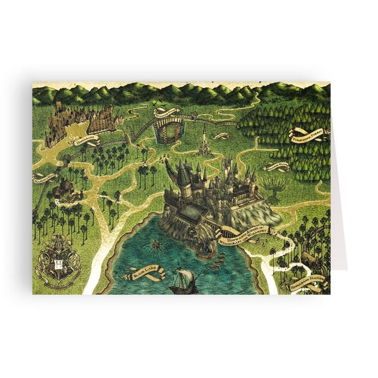 Produktbild: Karte von Hogwarts&trade; Gru&szlig;karte