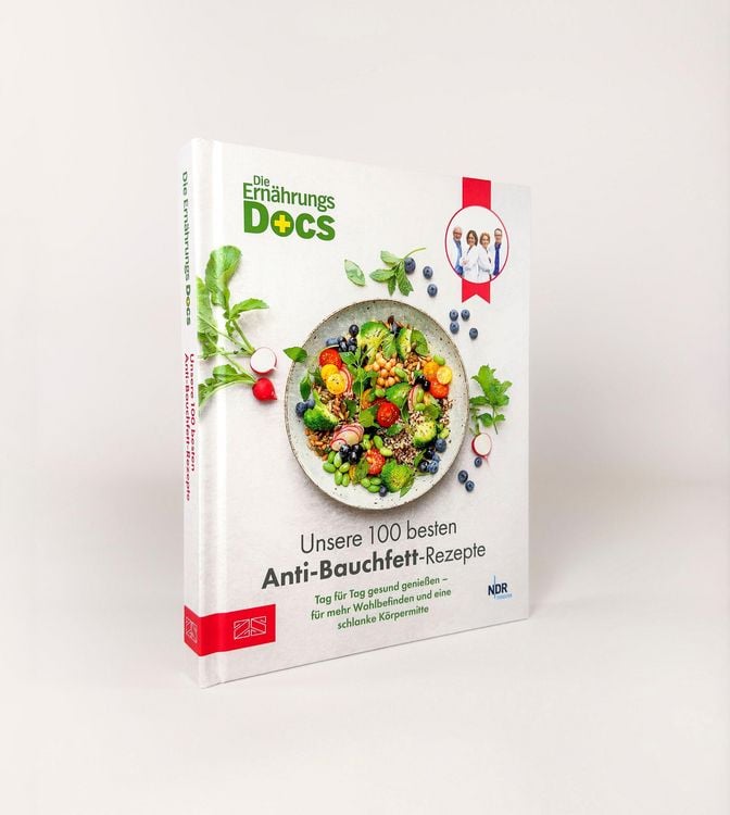 Produktbild: Die Ern&auml;hrungs-Docs &ndash; Unsere 100 besten Anti-Bauchfett-Rezepte