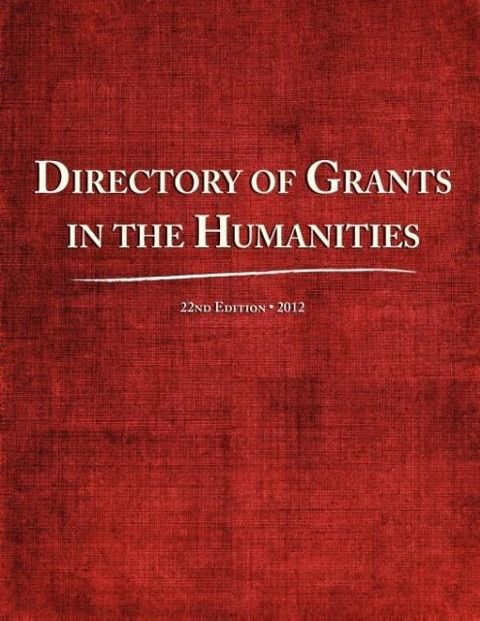 Produktbild: Directory of Grants in the Humanities 2012