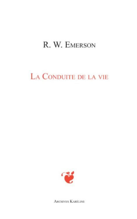 Produktbild: La Conduite de la vie