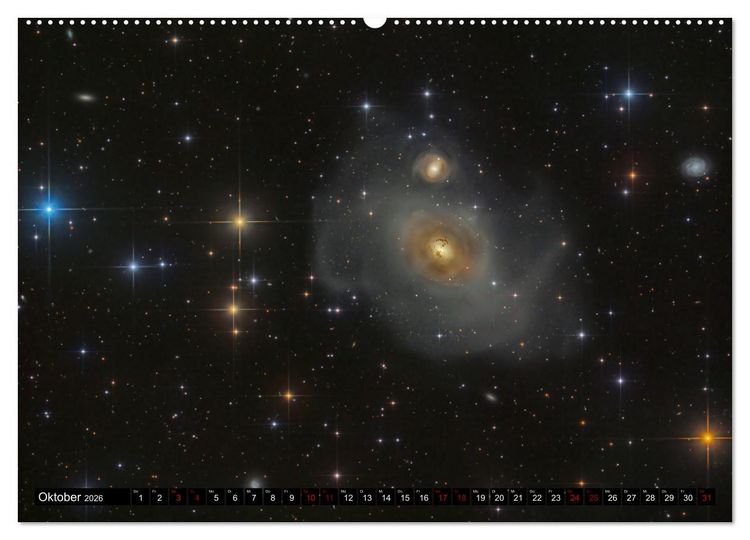 Produktbild: Deep-Sky Fotografie (hochwertiger Premium Wandkalender 2026 DIN A2 quer), Kunstdruck in Hochglanz