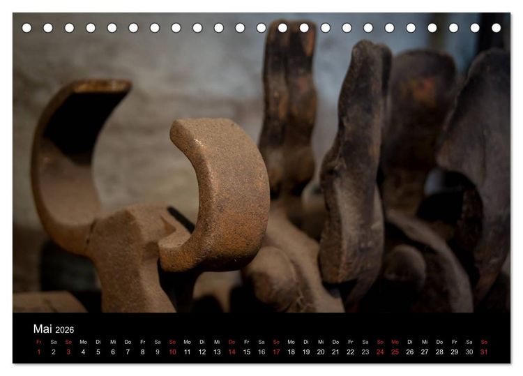 Produktbild: Hufschmiede - Impressionen eines alten Handwerks (Tischkalender 2026 DIN A5 quer), CALVENDO Monatskalender