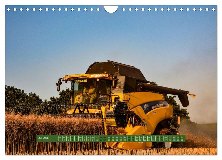 Produktbild: Landwirtschaft - Giganten im Feld (Wandkalender 2026 DIN A4 quer), CALVENDO Monatskalender