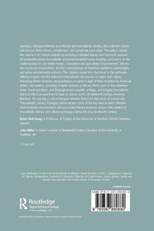 Produktbild: Transatlantic Literary Ecologies