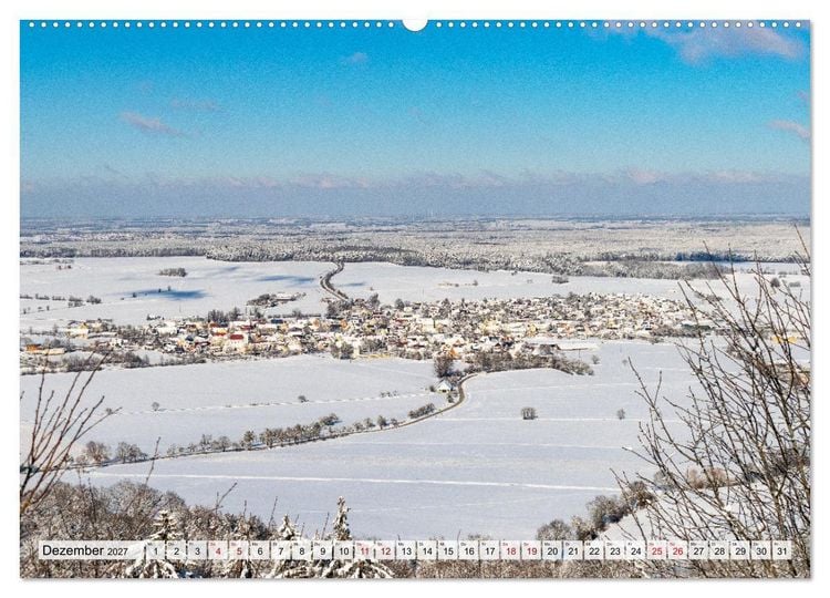 Produktbild: Urlaubsregion Bayern (hochwertiger Premium Wandkalender 2027 DIN A2 quer), Kunstdruck in Hochglanz