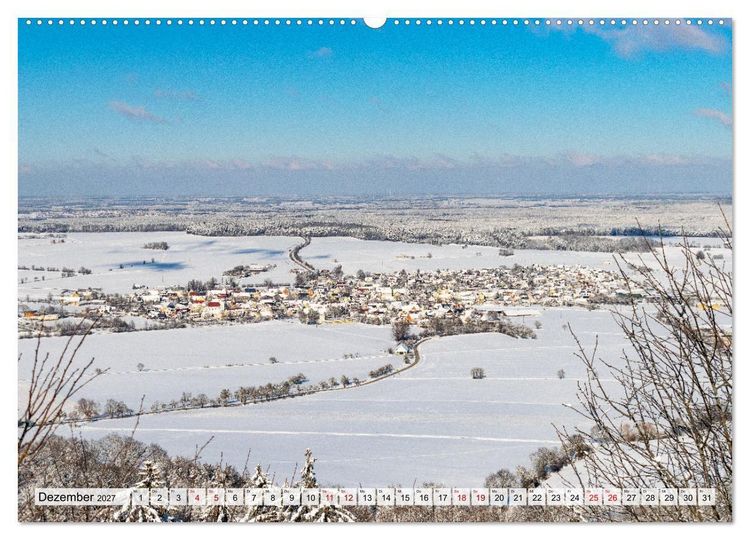 Produktbild: Urlaubsregion Bayern (Wandkalender 2027 DIN A2 quer), CALVENDO Monatskalender