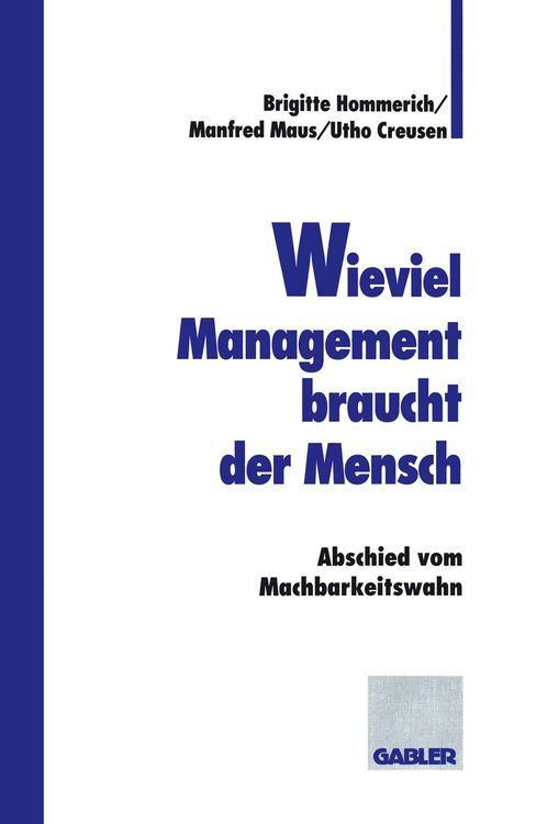 Produktbild: Wieviel Management braucht der Mensch