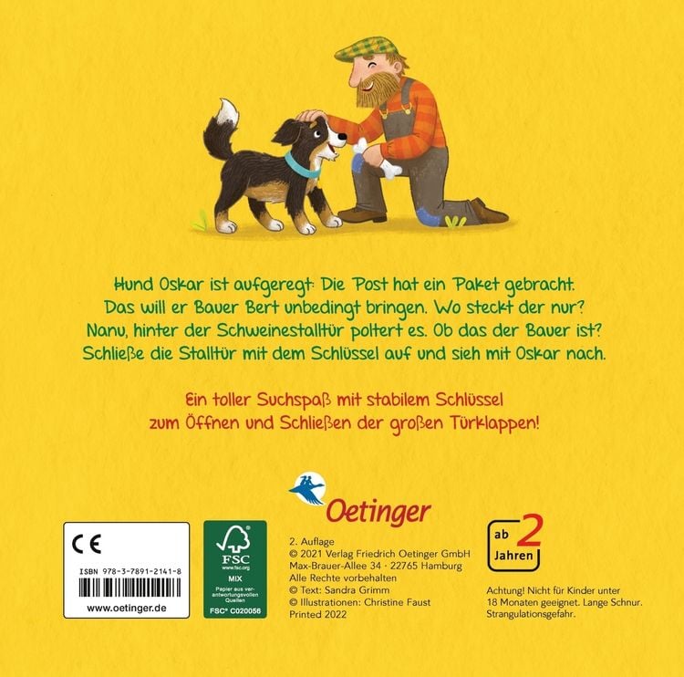 Produktbild: Mein erstes Schl&uuml;sselbuch. Wo ist Bauer Bert?