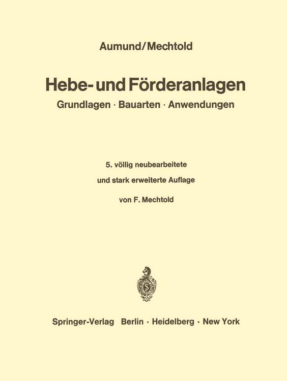Produktbild: Hebe- und F&ouml;rderanlagen