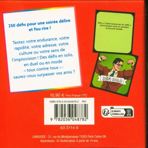 Produktbild: Ap&eacute;ro d&eacute;fis entre amis : relevez le challenge !