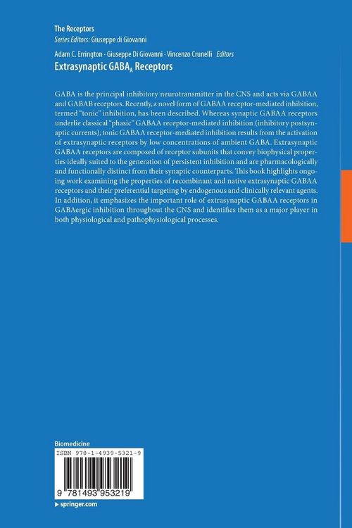 Produktbild: Extrasynaptic GABAA Receptors