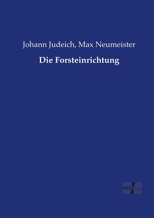 Produktbild: Die Forsteinrichtung