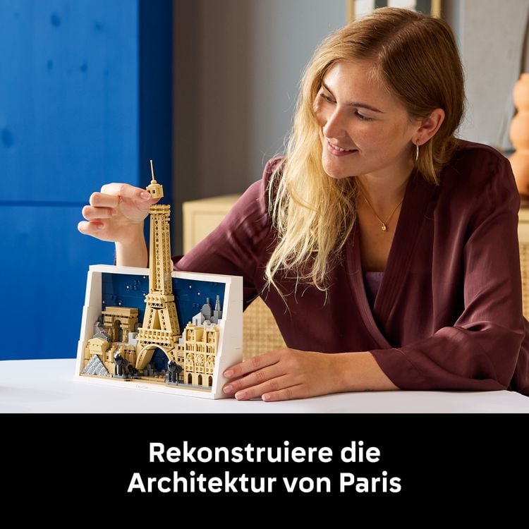 Produktbild: LEGO Architecture 21064 Paris &ndash; Stadt der Liebe, Wanddeko f&uuml;r Erwachsene