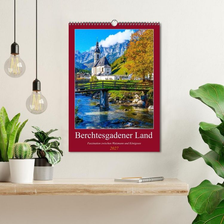 Produktbild: Berchtesgadener Land - Faszination zwischen Watzmann und K&ouml;nigssee (Wandkalender 2027 DIN A3 hoch), CALVENDO Monatskalender