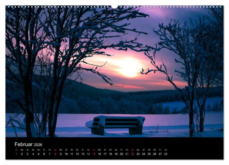Produktbild: Winterberg - Sauerland - Eine Landschaft in Bildern (Wandkalender 2026 DIN A2 quer), CALVENDO Monatskalender
