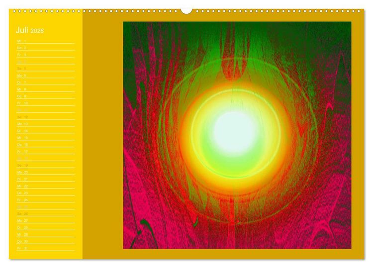 Produktbild: Licht-Portale 2026 (Wandkalender 2026 DIN A2 quer), CALVENDO Monatskalender