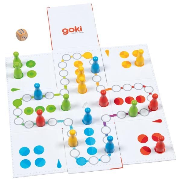 Produktbild: XXL Ludo im W&uuml;rfel zum Aufklappen