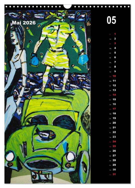 Produktbild: Wolf-Dieter Pfennig Kalender (Wandkalender 2026 DIN A3 hoch), CALVENDO Monatskalender