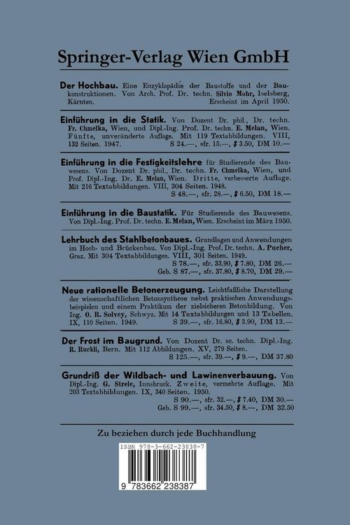 Produktbild: Einf&uuml;hrung in die Baustoffkunde
