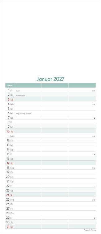 Produktbild: Kreativkalender Planer f&uuml;r 2 2027