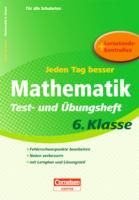 Produktbild: Jeden Tag besser. Mathematik 6. Schuljahr. &Uuml;bungsheft mit Lernplan und Lernstandskontrollen