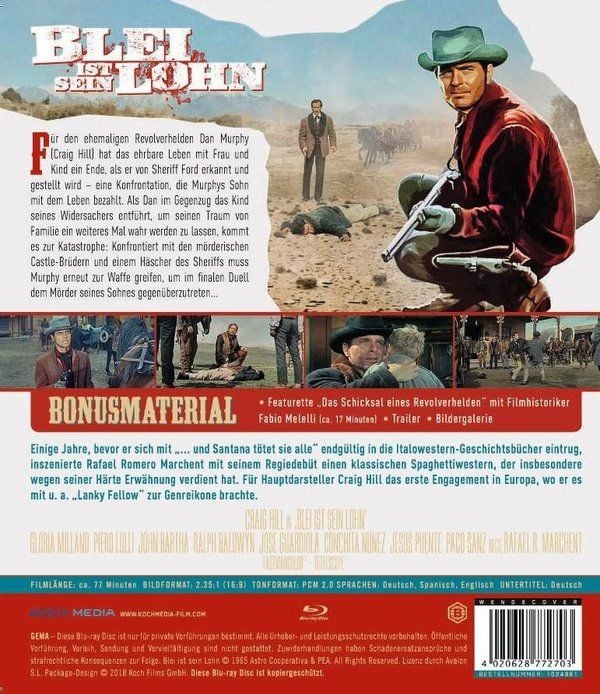 Produktbild: Blei ist sein Lohn