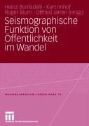 Produktbild: Seismographische Funktion von &Ouml;ffentlichkeit im Wandel