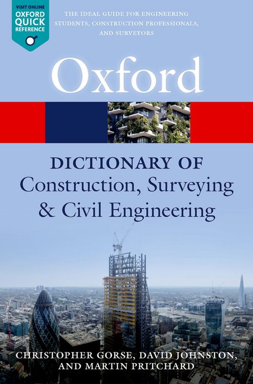 Produktbild: A Dictionary of Construction, Surveying, and Civil Engineering