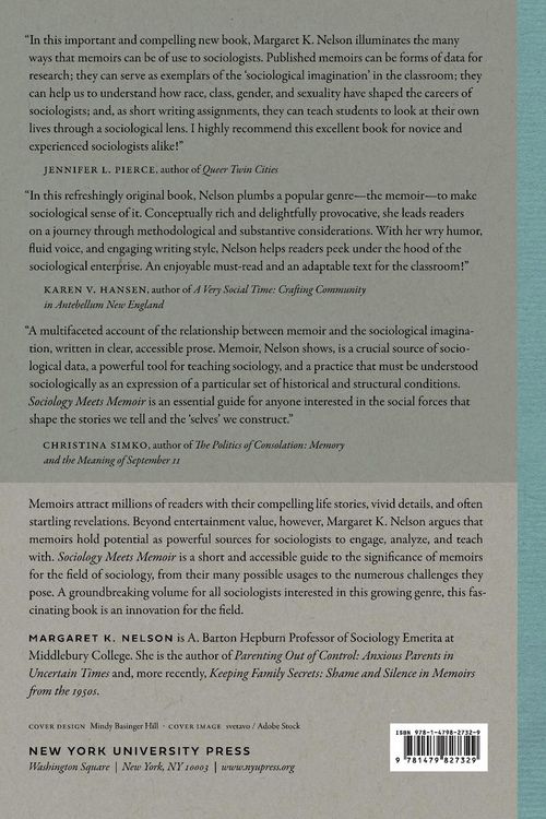Produktbild: Sociology Meets Memoir