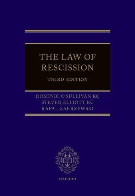 Produktbild: The Law of Rescission