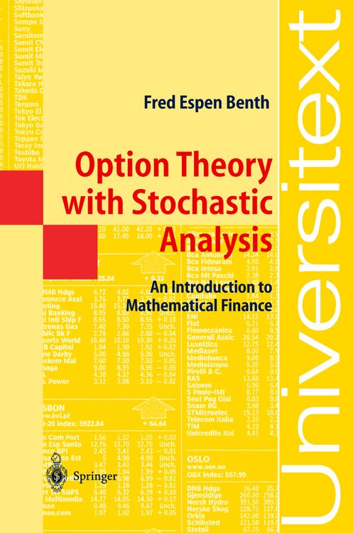 Produktbild: Option Theory with Stochastic Analysis