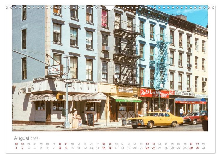 Produktbild: New York in 1975 (Wandkalender 2026 DIN A3 quer), CALVENDO Monatskalender