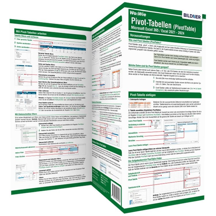 Produktbild: Pivot-Tabellen (PivotTable) Microsoft Excel 365 / Excel 2021 - 2024
