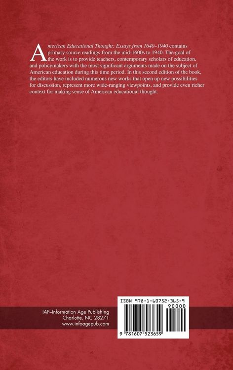 Produktbild: American Educational Thought