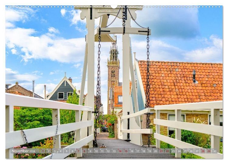 Produktbild: Ein Blick auf Edam (Wandkalender 2026 DIN A2 quer), CALVENDO Monatskalender