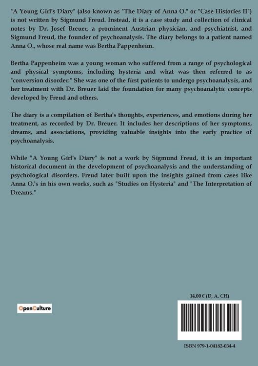 Produktbild: A Young Girl's Diary