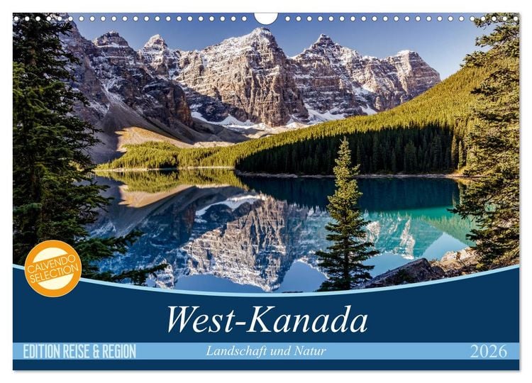 Produktbild: West-Kanada (Wandkalender 2026 DIN A3 quer), CALVENDO Monatskalender