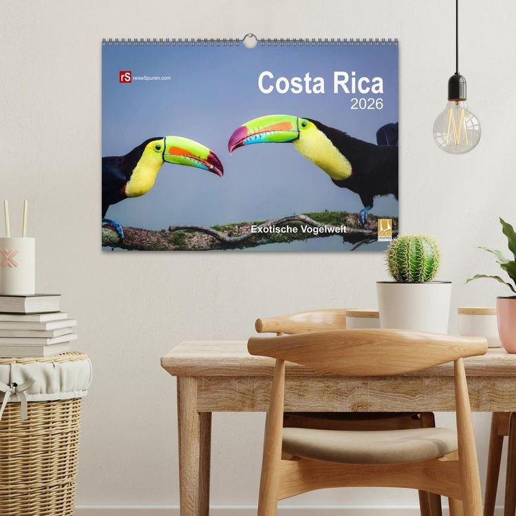 Produktbild: Costa Rica 2026 Exotische Vogelwelt (Wandkalender 2026 DIN A3 quer), CALVENDO Monatskalender