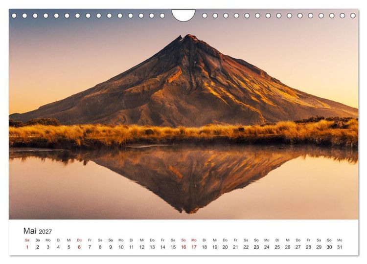 Produktbild: Naturschauspiel Neuseeland (Wandkalender 2027 DIN A4 quer), CALVENDO Monatskalender