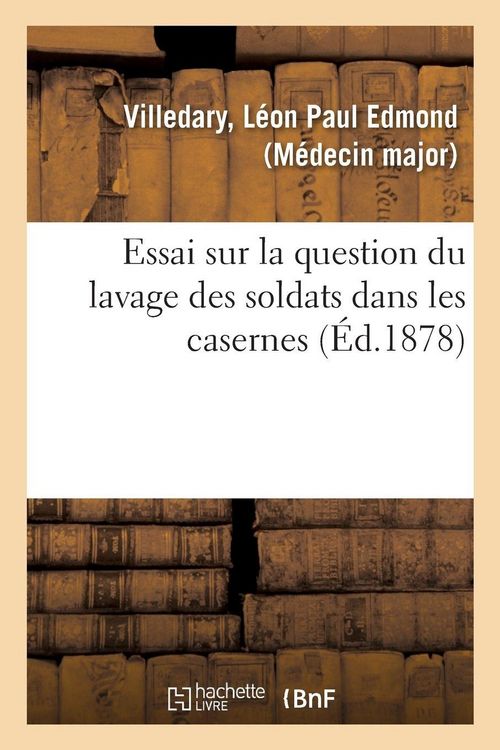 Produktbild: Essai sur la question du lavage des soldats dans les casernes