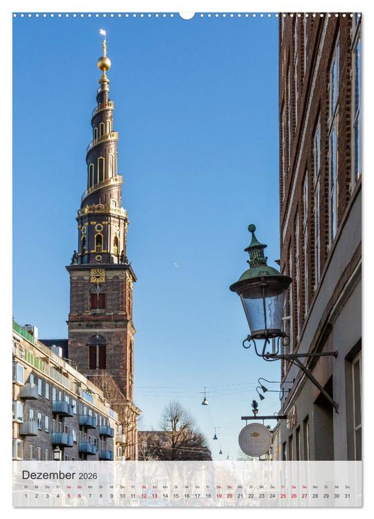 Produktbild: KOPENHAGEN Idylle und Historie (Wandkalender 2026 DIN A2 hoch), CALVENDO Monatskalender