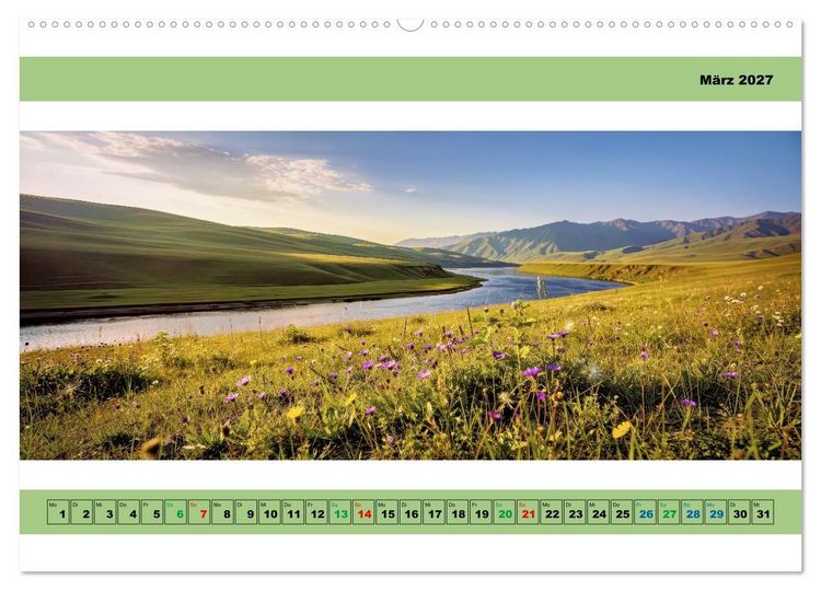 Produktbild: Naturaufnahmen - Panorama (Wandkalender 2027 DIN A2 quer), CALVENDO Monatskalender