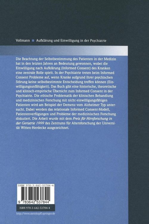 Produktbild: Aufkl&auml;rung und Einwilligung in der Psychiatrie