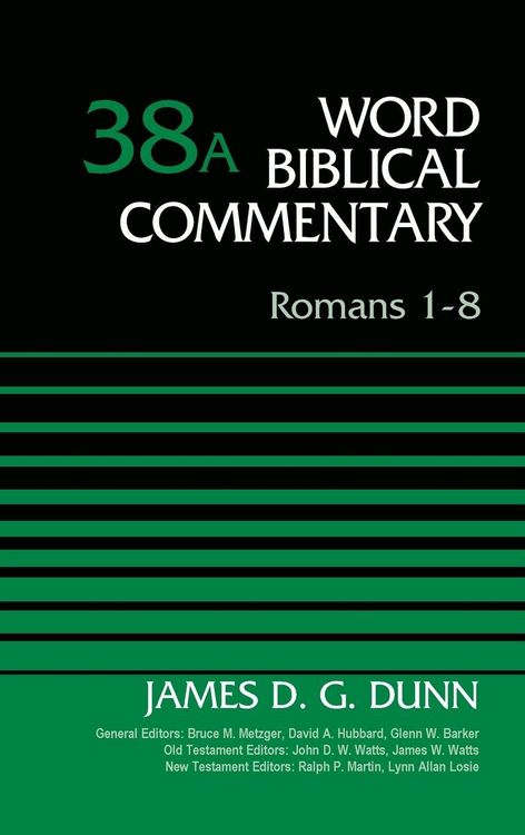 Produktbild: The Romans 1-8, Volume 38a