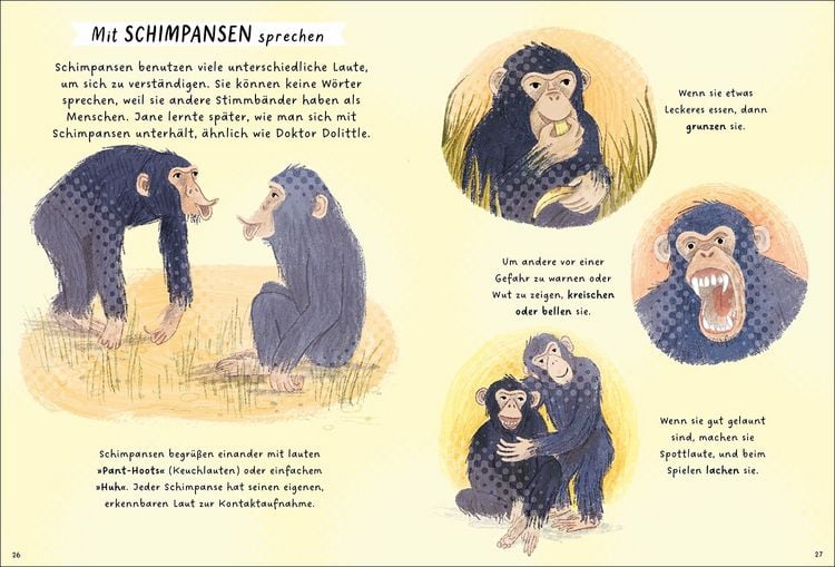 Produktbild: Jane Goodall &ndash; 5 Minute Genius Stories (Deutsche Ausgabe)