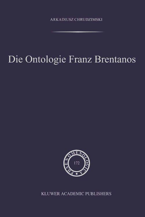 Produktbild: Die Ontologie Franz Brentanos