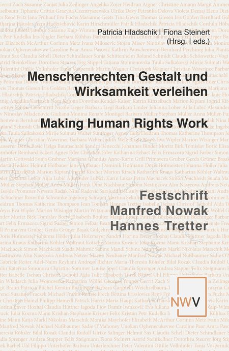 Produktbild: Menschenrechten Gestalt und Wirksamkeit verleihen- Making Human Rights Work